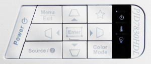 top control panel