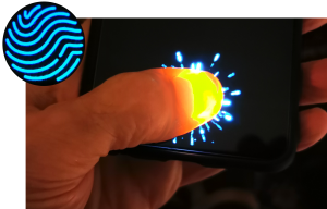 Animated fingerprint icon