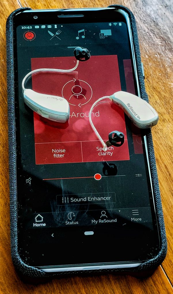 LiNX Quattro hearing aids with the Google Pixel 3