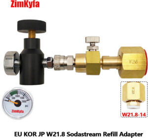 Soda Stream Co2 Gas Refill Service 425g. Cylinders x 4 Exchange Free Return  Post
